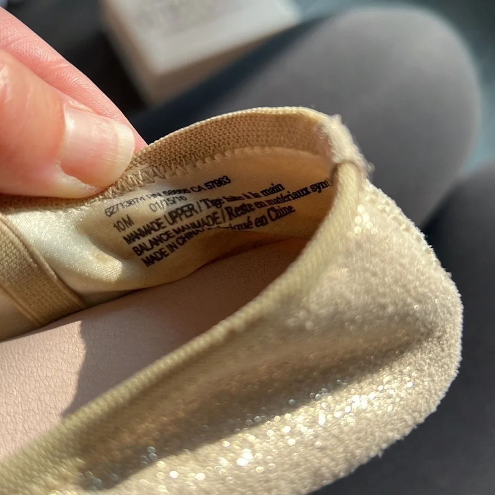 Ruby and Bloom toddler gold dress shoes
